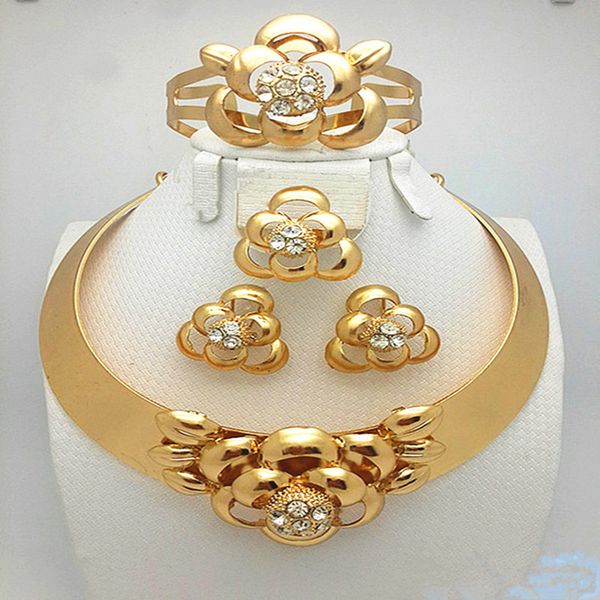 longquexquisite dubai womens jewelry set big crystal flower necklace earrings ring bracelet nigerian bride wedding jewelry, Black
longquexquisite dubai womens jewelry set big crystal flower necklace earrings ring bracelet nigerian bride wedding jewelry, Black