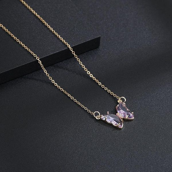 pendant necklaces arrial purple butterfly crystal rhinestone for women wedding valentine's day gifts, Silver
pendant necklaces arrial purple butterfly crystal rhinestone for women wedding valentine's day gifts, Silver