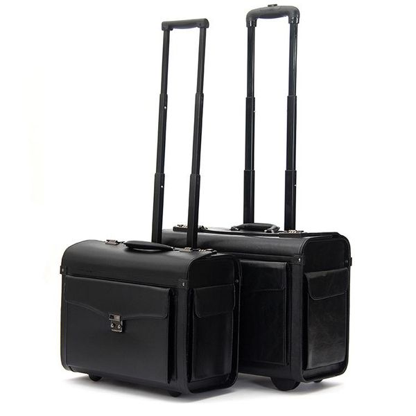 briefcases pu leather lapbriefcase spinner/fixed wheels trolley luggage 19 inch black suitcase
briefcases pu leather lapbriefcase spinner/fixed wheels trolley luggage 19 inch black suitcase