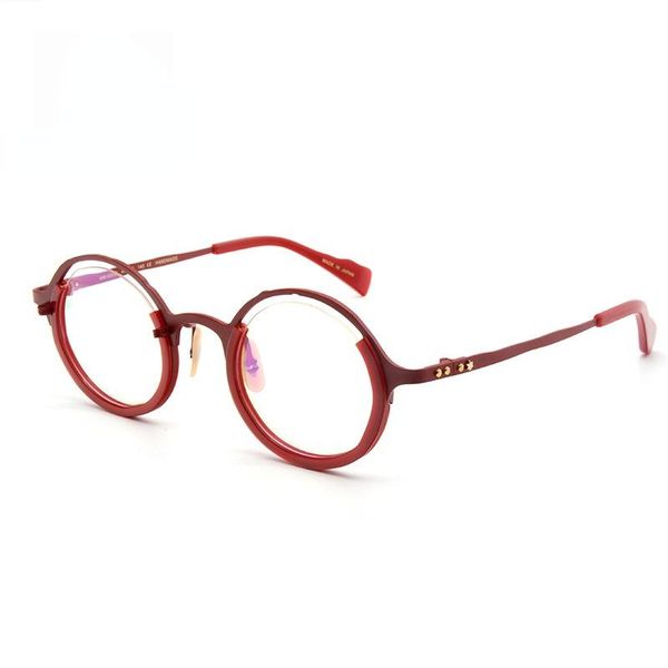 fashion sunglasses frames personalized japanese designer handmade round spectacle frame unique literature and art maruyama mirror pure titan, Black
fashion sunglasses frames personalized japanese designer handmade round spectacle frame unique literature and art maruyama mirror pure titan, Black