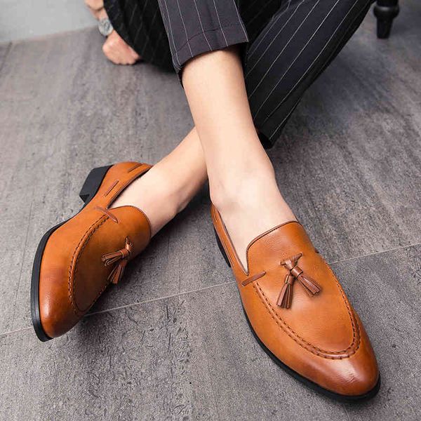 dress shoes men quality genuine leather loafers vintage tassel slip on outdoor oxford mocassin chaussures homme, Black
dress shoes men quality genuine leather loafers vintage tassel slip on outdoor oxford mocassin chaussures homme, Black