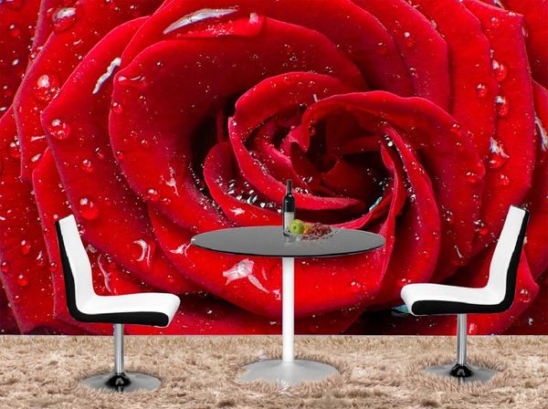 wallpapers wholesale romantic red rose water drops 3d wall po mural wallpaper for tv background and wedding room murals fresco
wallpapers wholesale romantic red rose water drops 3d wall po mural wallpaper for tv background and wedding room murals fresco
