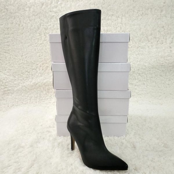 boots black pu women stiletto thin high heel knee-high boot pointed toe fashion evening dress party ball lady long 70887bt-r
boots black pu women stiletto thin high heel knee-high boot pointed toe fashion evening dress party ball lady long 70887bt-r