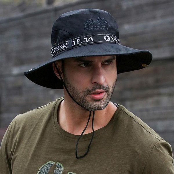 outdoor hats sports men's cap fishing uv protection adjustable breathable sunshade solid casual hiking camping hat, Black;white
outdoor hats sports men's cap fishing uv protection adjustable breathable sunshade solid casual hiking camping hat, Black;white