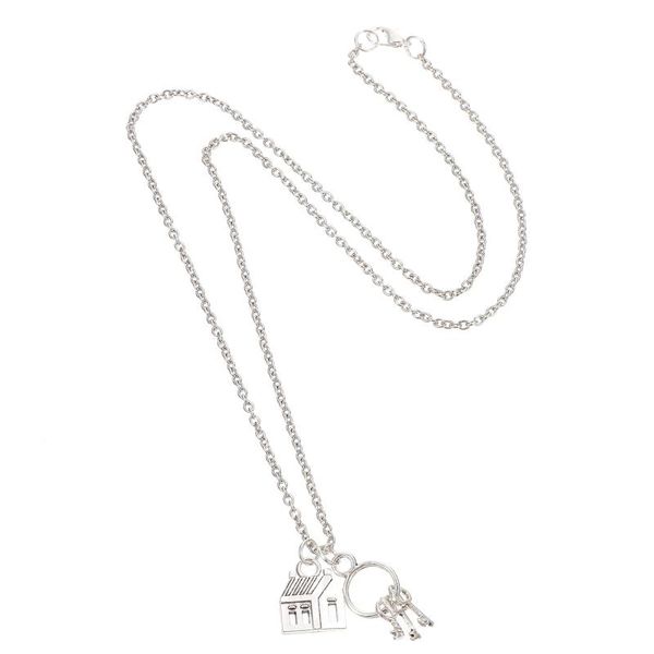 party favor 2pcs fashion necklace with key and house charm costume accessories (sliver)
party favor 2pcs fashion necklace with key and house charm costume accessories (sliver)