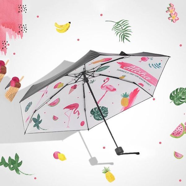 umbrellas fashion flamingos parasol black coating five folding mini umbrella for outdoor travel easy carry anti-uv sunny rainy
umbrellas fashion flamingos parasol black coating five folding mini umbrella for outdoor travel easy carry anti-uv sunny rainy