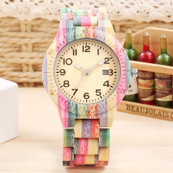 wristwatches arabic numerals round dial men's colorful bamboo wooden watch band wrist quartz trendy wood timepiece, Slivery;brown
wristwatches arabic numerals round dial men's colorful bamboo wooden watch band wrist quartz trendy wood timepiece, Slivery;brown