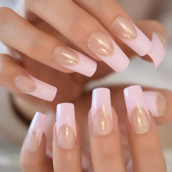 pink french fake nails shimmer glitter long detachable false stick press on art diy manicure tool with jelly glue, Red;gold
pink french fake nails shimmer glitter long detachable false stick press on art diy manicure tool with jelly glue, Red;gold