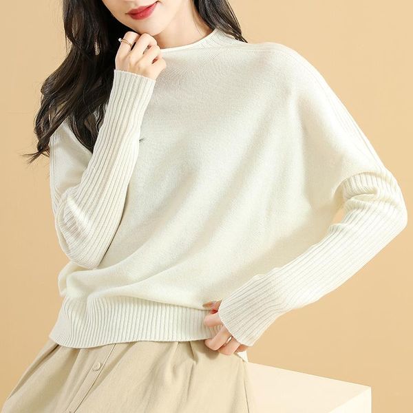women's sweaters cardigan half turtle neck, autumn and winter, europe america plus size bat sleeve knitted jacket bottoming shirt., White;black
women's sweaters cardigan half turtle neck, autumn and winter, europe america plus size bat sleeve knitted jacket bottoming shirt., White;black