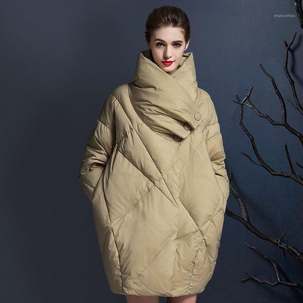 women's down & parkas luxury 90% white duck micro cocoon style jacket women fashion large size loose thick warm winter coats, Black
women's down & parkas luxury 90% white duck micro cocoon style jacket women fashion large size loose thick warm winter coats, Black