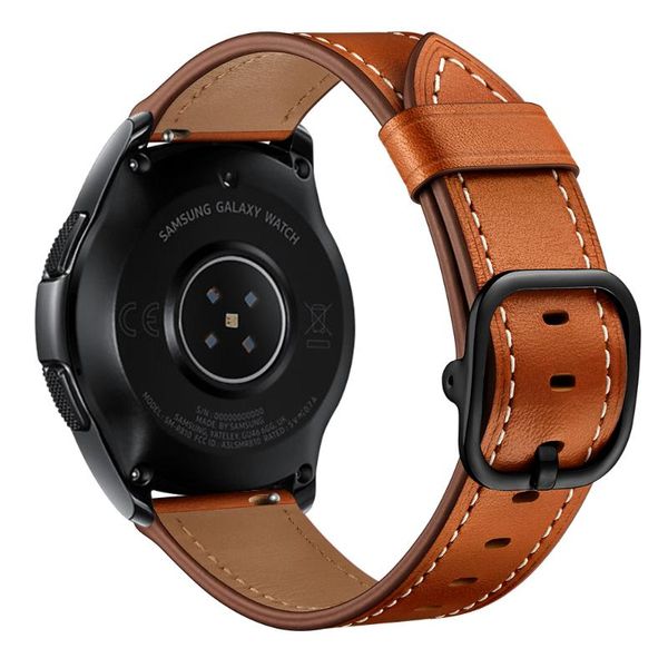 watch bands brown genuine leather watchband for samsung galaxy band men's wristwatch bracelet smartwatch strap belt., Black;brown
watch bands brown genuine leather watchband for samsung galaxy band men's wristwatch bracelet smartwatch strap belt., Black;brown