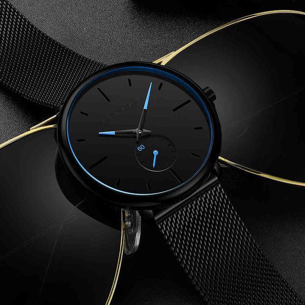 crrju fashion mens watches ultra thin quartz watch men casual mesh belt waterproof stylish watches relogio masculino 210517, Slivery;brown
crrju fashion mens watches ultra thin quartz watch men casual mesh belt waterproof stylish watches relogio masculino 210517, Slivery;brown