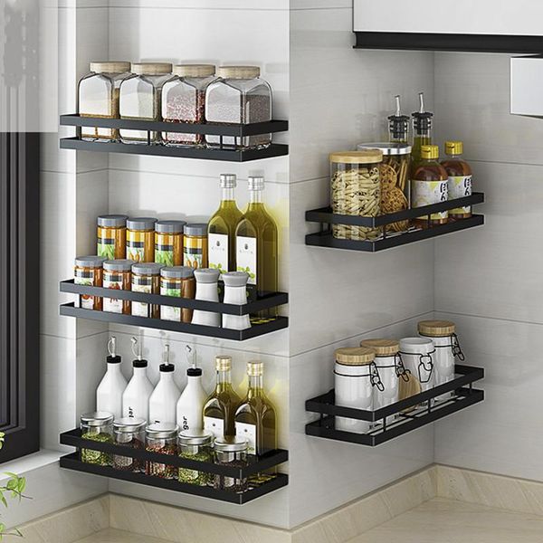 hooks & rails wall mounted storage holder stainless steel kitchen seasoning rack shelf bathroom toiletries home organization punch-free
hooks & rails wall mounted storage holder stainless steel kitchen seasoning rack shelf bathroom toiletries home organization punch-free