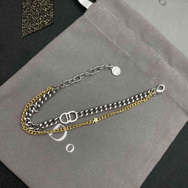 aaa designer jewelry double chain letter set zircon temperament hand decoration five pointed star multi element fashion bracelet, Silver
aaa designer jewelry double chain letter set zircon temperament hand decoration five pointed star multi element fashion bracelet, Silver