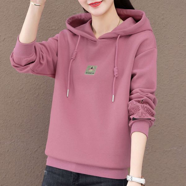 hooded sweater women's spring and autumn thin style cotton loose early front shoulder coat, Black
hooded sweater women's spring and autumn thin style cotton loose early front shoulder coat, Black