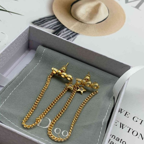 70% off outlet online classic diamond inlaid letter tassel temperament star net red earrings girl, Golden
70% off outlet online classic diamond inlaid letter tassel temperament star net red earrings girl, Golden