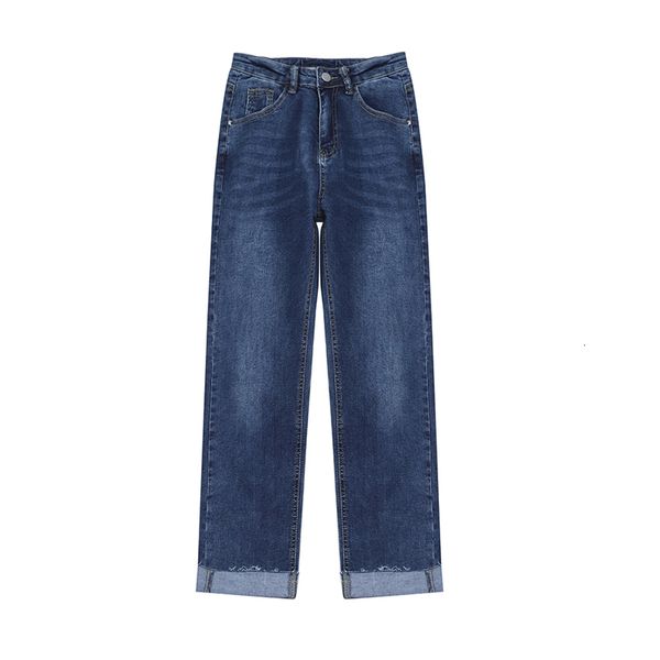 women's jeans outono calças de brim femininas cintura alta novo modelo estilo solto jeans flanging perna larga lavagem artesanato reta, Blue
women's jeans outono calças de brim femininas cintura alta novo modelo estilo solto jeans flanging perna larga lavagem artesanato reta, Blue