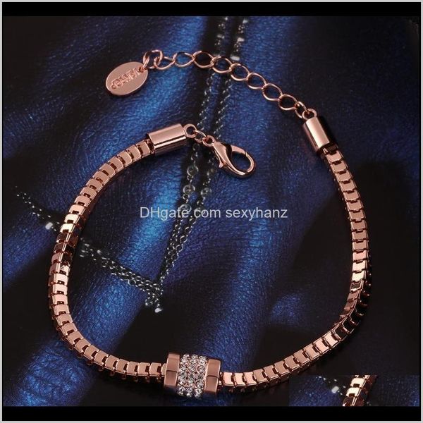 charm bracelets drop delivery 2021 rose golden color geometry sweet romance girls bracelet girlfriend valentines day gift simple jewelry acc, Golden;silver
charm bracelets drop delivery 2021 rose golden color geometry sweet romance girls bracelet girlfriend valentines day gift simple jewelry acc, Golden;silver