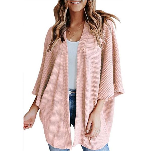 women's knits & tees 21 autumn casual solid cardigan bat sleeve loose knitted sweater cardigans ladies poncho elegant coat feminina ld2, White
women's knits & tees 21 autumn casual solid cardigan bat sleeve loose knitted sweater cardigans ladies poncho elegant coat feminina ld2, White