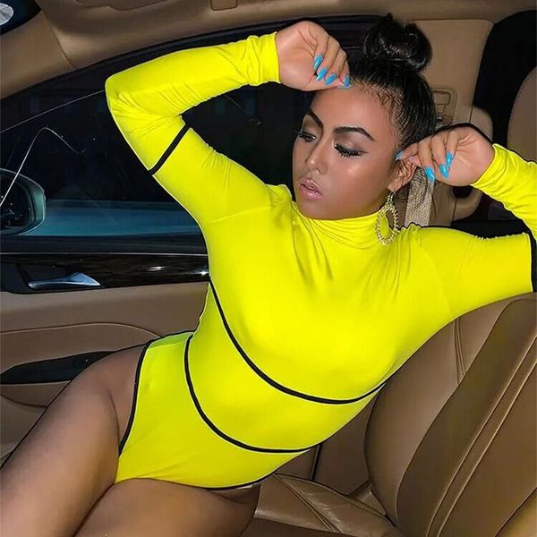 women's jumpsuits & rompers high fashion style bodycon stripe jumpsuit yellow full sleeve round collar waist women bodysuit casual stre, Black;white
women's jumpsuits & rompers high fashion style bodycon stripe jumpsuit yellow full sleeve round collar waist women bodysuit casual stre, Black;white