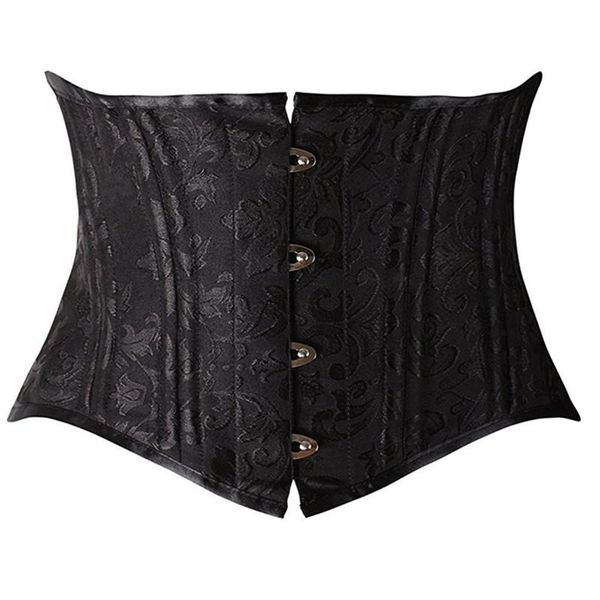 bustiers & corsets short torso 24 spiral steel boned corset floral slimming waist shapewear jacquard underbust gothic busiter, Black;white
bustiers & corsets short torso 24 spiral steel boned corset floral slimming waist shapewear jacquard underbust gothic busiter, Black;white