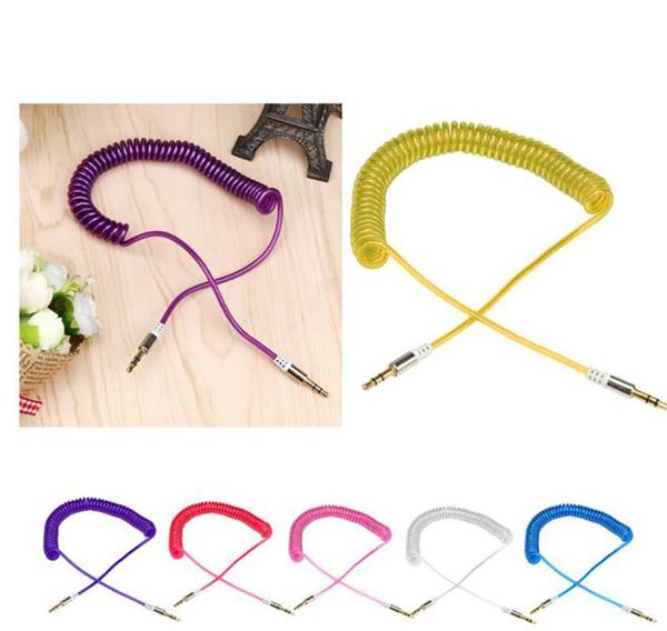 3.5mm male to male audio car aux extension retractable spring cable
3.5mm male to male audio car aux extension retractable spring cable