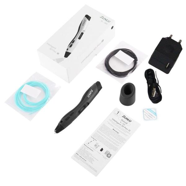 refills sl-300 professional intelligent 3d printing pen with oled display stimulate children's imagination and practical ability, Black;red
refills sl-300 professional intelligent 3d printing pen with oled display stimulate children's imagination and practical ability, Black;red