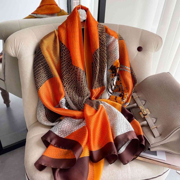 design scarf spring and summer new korean imitation silk geometric pattern printing decoration air conditioning shawl sunscreen beach towel, Black;purple
design scarf spring and summer new korean imitation silk geometric pattern printing decoration air conditioning shawl sunscreen beach towel, Black;purple