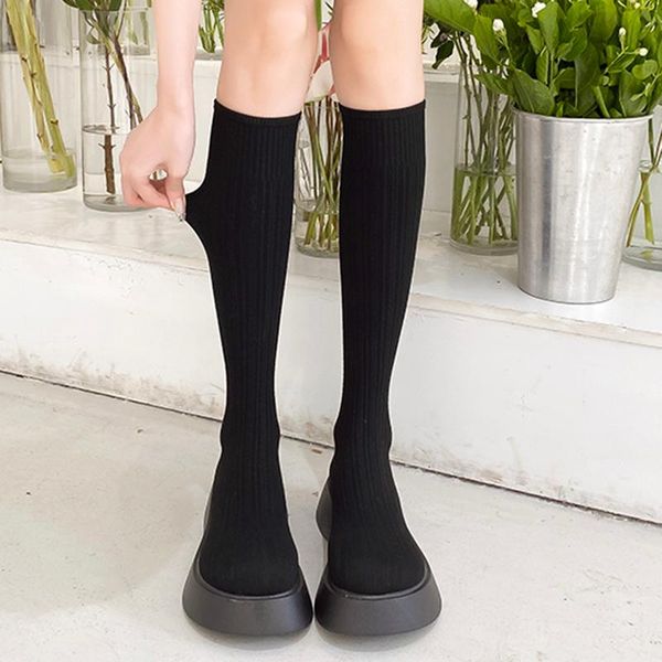 boots rimocy elastic knitted thigh high women 2021 round toe thick bottom sock woman slim fit slip on platform shoes mujer, Black
boots rimocy elastic knitted thigh high women 2021 round toe thick bottom sock woman slim fit slip on platform shoes mujer, Black