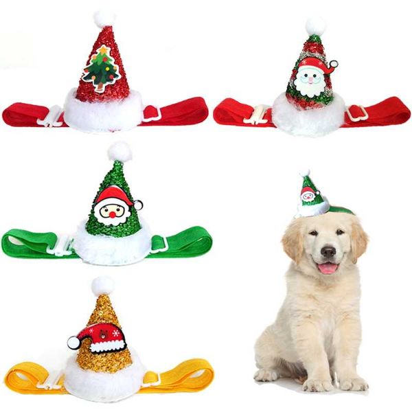 5pcs year cute pet cosplay clothes costume elastic glitter hat cat large dog christmas party decoration apparel
5pcs year cute pet cosplay clothes costume elastic glitter hat cat large dog christmas party decoration apparel