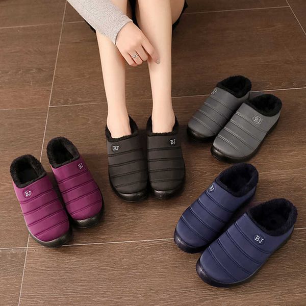 women slippers winter warm home soft slipers waterproof indoor slippers thick plush footwear slip on loafers slides big size 43 210619, Black
women slippers winter warm home soft slipers waterproof indoor slippers thick plush footwear slip on loafers slides big size 43 210619, Black