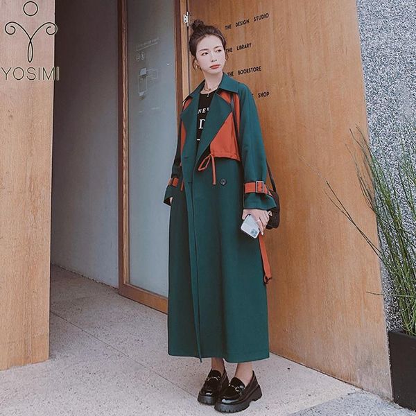 large size loose windbreaker 2021 autumn winter turn-down collar bat sleeved full sleeve long women trench coats green women's, Tan;black
large size loose windbreaker 2021 autumn winter turn-down collar bat sleeved full sleeve long women trench coats green women's, Tan;black