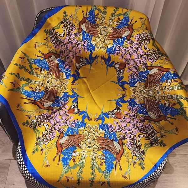 scarves fashion scarves, birds in the sky, satin women's 90 * 90cm square digital printing, double-sided diy, Blue;gray
scarves fashion scarves, birds in the sky, satin women's 90 * 90cm square digital printing, double-sided diy, Blue;gray