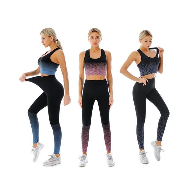 yoga outfit 2 piece set women workout clothes gym running clothing sports bra nine pants suits for female
yoga outfit 2 piece set women workout clothes gym running clothing sports bra nine pants suits for female