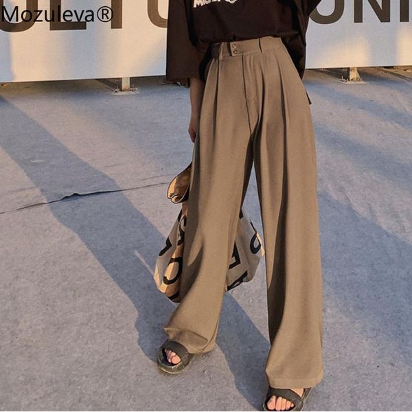 women's pants & capris mozuleva chic double button women solid suit casual loose high waist pockets female trousers ladies pantalon 202, Black;white
women's pants & capris mozuleva chic double button women solid suit casual loose high waist pockets female trousers ladies pantalon 202, Black;white