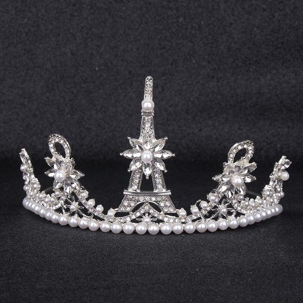 hair clips & barrettes wedding bridal bridesmaid eiffel tower crown tiara crystal imitation pearl headband bride accessories ll@17, Golden;silver
hair clips & barrettes wedding bridal bridesmaid eiffel tower crown tiara crystal imitation pearl headband bride accessories ll@17, Golden;silver