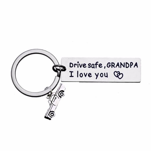 keychains 12pc/lot family love granddad grandfather gift keyring drive safe grandpa keychain car charms key chains rings holder, Silver
keychains 12pc/lot family love granddad grandfather gift keyring drive safe grandpa keychain car charms key chains rings holder, Silver
