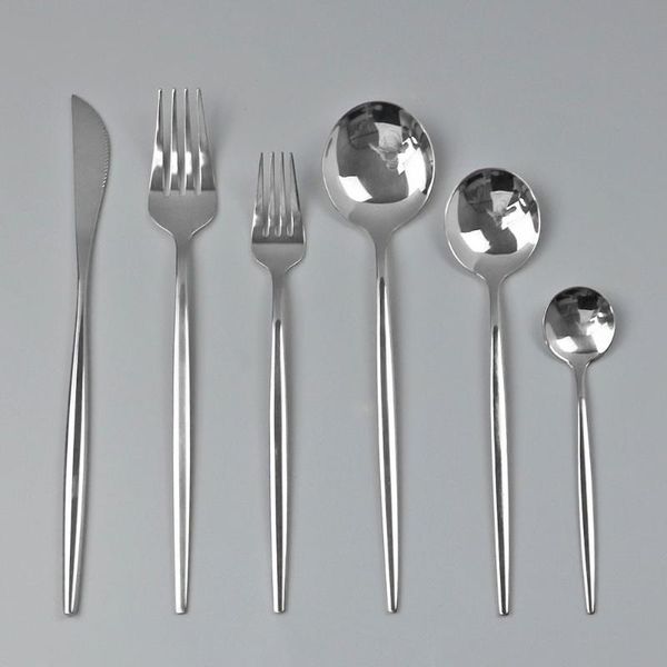 dinnerware sets 6pcs/set silver set 304 stainless steel tableware fork knife spoon cutlery flatware home els party silverware
dinnerware sets 6pcs/set silver set 304 stainless steel tableware fork knife spoon cutlery flatware home els party silverware