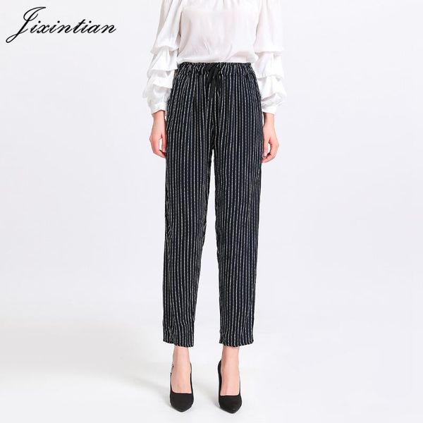 women's pants & capris jixintian fashionable colum patterns printed palazzo pockets ladies trousers with stripes rayon streetwear harem, Black;white
women's pants & capris jixintian fashionable colum patterns printed palazzo pockets ladies trousers with stripes rayon streetwear harem, Black;white