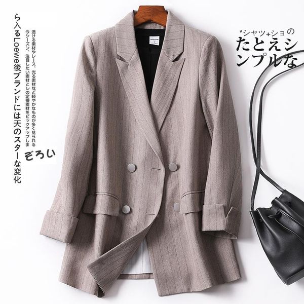 women's suits & blazers stripe loose ladies blazer black casual vintage suit jacket stylish dames korean office women spring mm60nxz, White;black
women's suits & blazers stripe loose ladies blazer black casual vintage suit jacket stylish dames korean office women spring mm60nxz, White;black