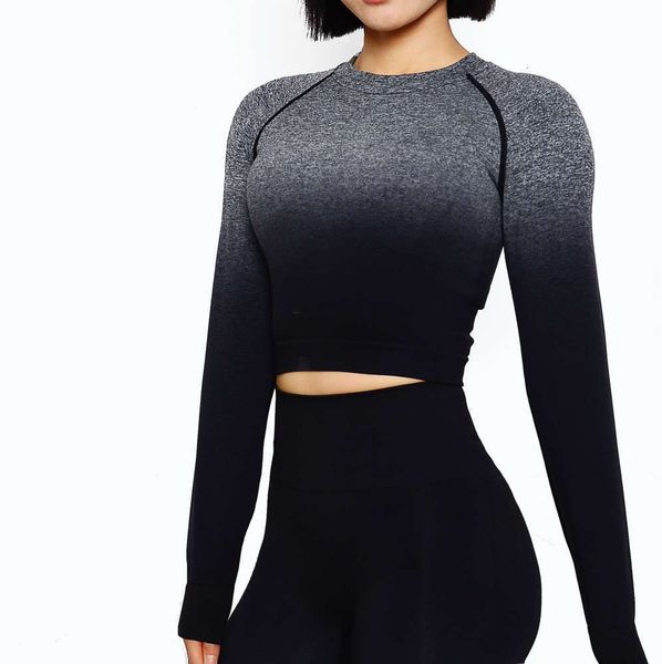 women's tracksuits tracksuitsgradient seamless yoga long sleeve running suit warm fitness sports g267, Gray
women's tracksuits tracksuitsgradient seamless yoga long sleeve running suit warm fitness sports g267, Gray