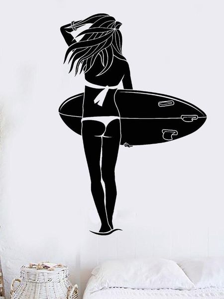 wall stickers art stickekr decal surfing sports girl beach ocean mural adesivo de parede removable paper joy148
wall stickers art stickekr decal surfing sports girl beach ocean mural adesivo de parede removable paper joy148