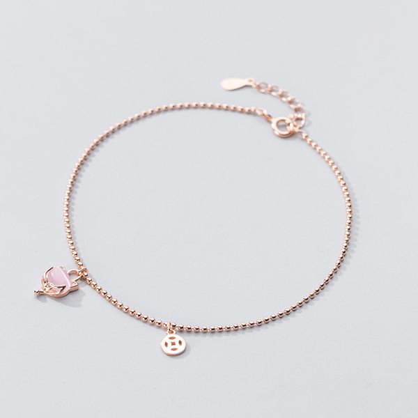 miqiao 2020 new bracelet on the leg fox anklet women's 925 sterling silver foot bracelet women jewelry female leg chain jewels f1219, Red;blue
miqiao 2020 new bracelet on the leg fox anklet women's 925 sterling silver foot bracelet women jewelry female leg chain jewels f1219, Red;blue