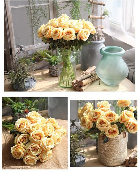 1pc 51cm big silk rose artificial flowers real touch for home wedding decoration party birthday mother's gift decorative & wreaths
1pc 51cm big silk rose artificial flowers real touch for home wedding decoration party birthday mother's gift decorative & wreaths