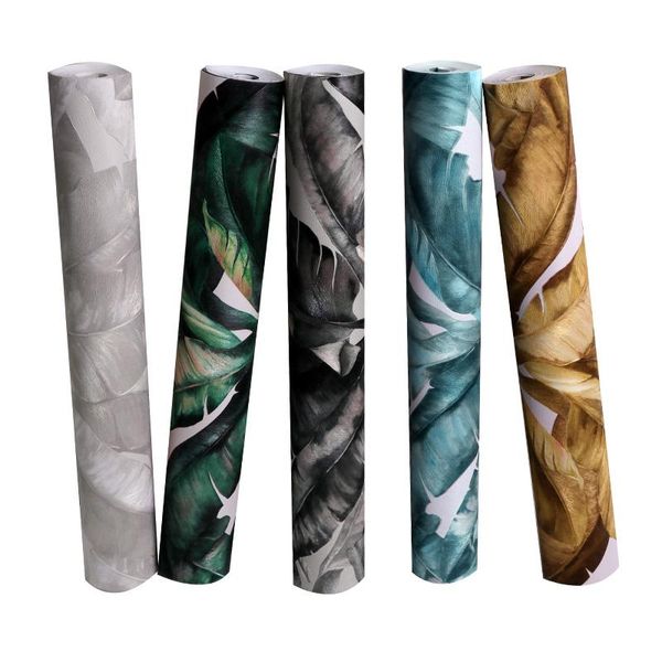 53cmx10m southeast asian style wallpaper banana leaf green plant tropical rainforest golden living room 3d waterproof background wallpapers
53cmx10m southeast asian style wallpaper banana leaf green plant tropical rainforest golden living room 3d waterproof background wallpapers