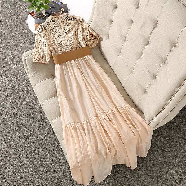 two piece dress summer runway design hollow out of the cut loop dressed up as women elegant vintage empire long maxi dress party with ujxn, White
two piece dress summer runway design hollow out of the cut loop dressed up as women elegant vintage empire long maxi dress party with ujxn, White
