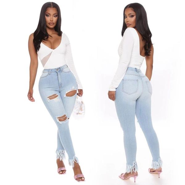 jeans for women high waist vintage pencil with holes tassel bottom denim pants trousers women's, Blue
jeans for women high waist vintage pencil with holes tassel bottom denim pants trousers women's, Blue