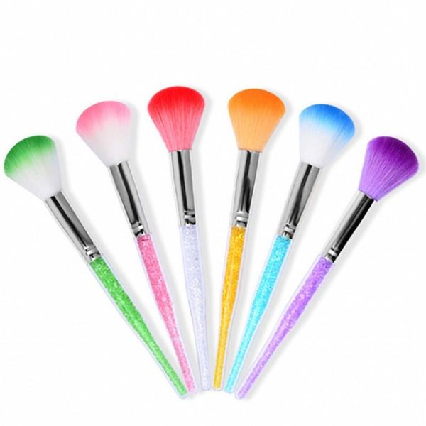 nail brushes 6 colors art soft dust brush uv gel polish nylon for manicure professional diy design tools, Yellow
nail brushes 6 colors art soft dust brush uv gel polish nylon for manicure professional diy design tools, Yellow