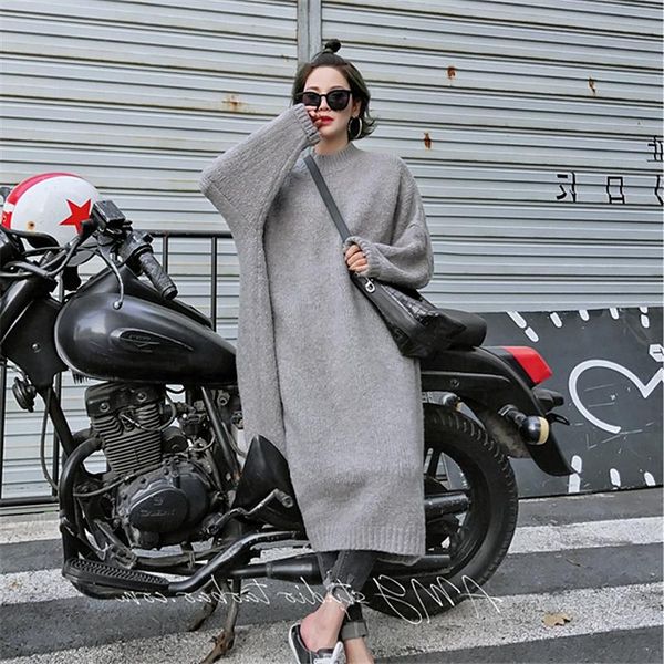dropship 1pc loose knitted a-line sweater dress fashion candy color women's dresses autumn wild female pullover sweaters, White;black
dropship 1pc loose knitted a-line sweater dress fashion candy color women's dresses autumn wild female pullover sweaters, White;black
