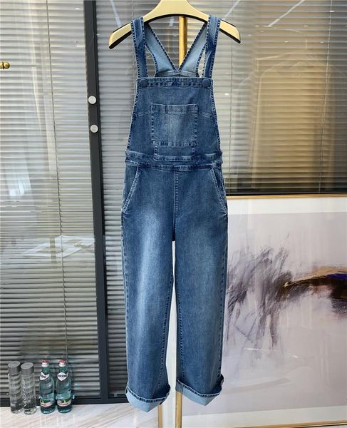 women's jeans women spring autumn overall female pants straight leg rompers fashion trousers, Blue
women's jeans women spring autumn overall female pants straight leg rompers fashion trousers, Blue